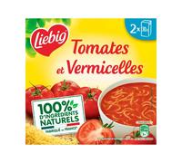Liebig Soupe tomates à la méditerranéenne et vermicelles - 2 x 30 cl