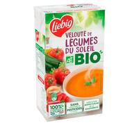 LIEBIG - Soupe Velouté Bio aux Légumes Soleil, Saveur Douce et Onctueuse (Brique 1L) - Lot de 3 - vendu par Lot