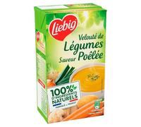 LIEBIG - Soupe Velouté Façon Poêlée | Onctueuse et savoureuse | Idéale pour un repas réconfortant | la brique de 1 l | LOT DE 4