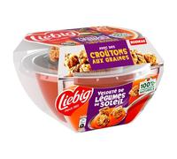 LIEBIG - Soupe Velouté Légumes du Soleil avec Croûtons aux Graines - le pot de 320g - Le Lot De 4