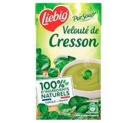 LIEBIG - Soupe Velouté Pommes de Terre Cresson et Petits Pois à la Crème Fraîche - la brique de 1L - Le Lot De 4
