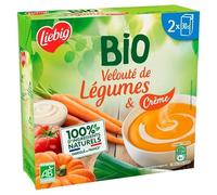 LIEBIG - Velouté De Légumes Et Crème Bio 2X30Cl - Lot De 4