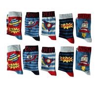 Lieblingsstrumpf24 Lot de 10 paires de chaussettes en coton pour enfant - Multicolore - One Size