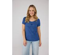 LIEBLINGSSTÜCK T-shirt 'Cia' bleu marine / bleu foncé, Taille S