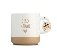 LIEBTASTISCH - Tasse gravée - Ciao cacao - Passe au lave-vaisselle - 360 ml - Tasse à café avec gravure - Cadeau pour petite amie, épouse, famille - Cadeau d'adieu