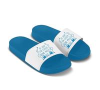 LIEBTASTISCH Tongs de bain - À quoi ressemble un maître de sauna cool - Cadeau pour les amateurs de sauna - Assorti au coffret cadeau, bleu roi, 45 EU