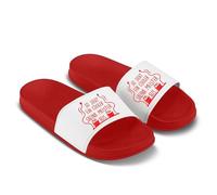 LIEBTASTISCH Tongs de bain - À quoi ressemble un maître de sauna cool - Cadeau pour les amateurs de sauna - Assorti au coffret cadeau, rouge, 43 EU