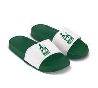 LIEBTASTISCH Tongs de bain avec inscription en allemand « Meine Saunala » - Pantoufles de sauna amusantes en bleu - Sandales de sauna antidérapantes pour hommes et femmes - Cadeau pour les fans de