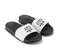LIEBTASTISCH Tongs de bain avec inscription en allemand « Nur aufgießen langt nicht du musst schon wedeln » - Sandales de sauna amusantes pour hommes et femmes - Cadeau pour les maîtres de sauna et