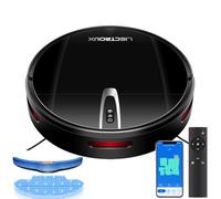 LIECTROUX Aspirateur Robot Laveur V3S Pro, 4000Pa d'aspiration, Commande par Appli, Recharge Automatique Intelligente, Nettoyage à Sec et Humide, avec mémoire