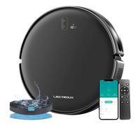 Liectroux L200 Aspirateur robot aspiration maximale de 4000 Pa, cartographie intelligente, réservoir d'eau à commande électrique de 230 ml, jusqu'à 120 minutes d'autonomie, APP/commande vocale