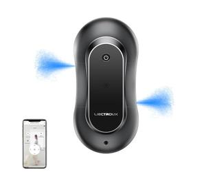 LIECTROUX Robot Laveur de Vitres YW810, Controle APP, Double pulvérisation d'eau, Parcours AI, Protection Contre Les Chutes, Moteur sans balais