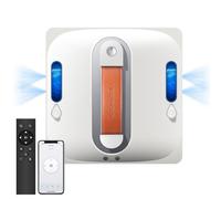 Liectroux S11 Robot lave-vitres, aspiration puissante de 8000 Pa, jet d'eau automatique à 4 directions, navigation intelligente, application et télécommande Tuya, instructions vocales