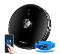Liectroux X6 Aspirateur robot laveur 2-en-1 avec navigation laser LiDAR, aspiration 6500 Pa, lavage en Y et contrôle via application