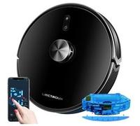 LIECTROUX X6 Aspirateur Robot Laveur LDS Connecté Noir