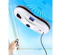 LIECTROUX YW610 Robot Nettoyeur Vitre Automatique, avec Fonction de pulvérisation d'eau, Navigation Intelligente, Triple Système de Sécurité, pour Surfaces Lisses, avec 10 Lingettes