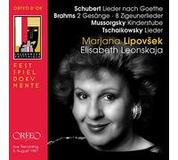 Lieder de Brahms, Moussorgsky, Tchaikovsky & Schubert