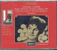 Lieder De Goethe De Mozart, Beethoven, Schubert & Schumann Seefried, Sop. & Werba, Piano