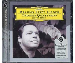 Lieder De Johannes Brahms & De Franz Liszt - Thomas Quasthoff, Baryton