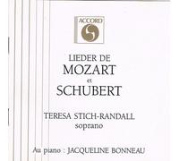 Lieder De Mozart & De Schubert Stich-Randall, Sop. & Bonneau, Piano