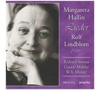Margareta Hallin – Lieder – CD – NAXOS