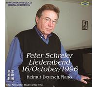LIEDERABEND,PETER SCHREIER - Peter Schreier Liederabend: 16/October/1996