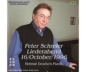 LIEDERABEND,PETER SCHREIER - Peter Schreier Liederabend: 16/October/1996
