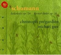 Liederkreis, Kerner Lieder, Belsazar, Lieder Opp. 127 & 142 Pregardien, Ténor & Gees, Piano