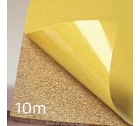 Liège autocollant en rouleau 6mm x 1m x 10m - Grand tableau d'affichage en liège