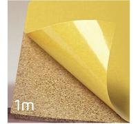 Liège autocollant en rouleau 6mm x 1m x 1m - Grand panneau d'affichage en liège