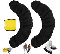 Liekadijiae 1 Paire de Protège-Lames pour Patins à Glace, Protège-Lame pour Chaussures de Patinage, Chaussettes Élastiques pour Patins à Glace, Protège-Lame pour Chaussures de Patinage Artistique