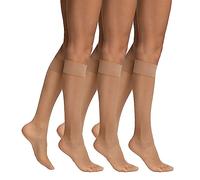 LIEMI ✅ Pompea Mi Bas Chaussettes Montantes SUNRISE 8 DEN Taille Unique Creme Caramel 6 Paires