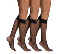 LIEMI ✅ Pompea Mi Bas Chaussettes Montantes SUNRISE 8 DEN Taille Unique Noir 6 Paires