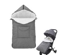 Liemuao Chancelière Poussette Universelle, Nid d'ange Bebe en Polaire Douce, Chancelière Cosy pour Bébé Housse de Pied Hiver Imperméable Chancelière Couverture pour Poussette et Landau