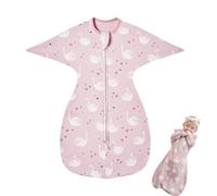 Liemuao Emmaillotage Bebe 0-9 Mois, Gigoteuse d'emmaillotage en Coton, Couvertures d'emmaillotage pour Nouveau-né Sac d'Emmaillotage - Swaddle Bebe - Aide à Calmer Le réflexe de sursaut (A, 3-6mois)