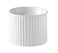 Liemuao Gamelle pour Chat Surélevée Inclinée, Gamelle Chat en Céramique, Inclinable à 15° Bol Chat pour Nourriture & Eau Anti-vomissement Parfaite pour Les Animaux de Compagnie (Blanc-500ml)