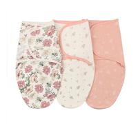 Liemuao Lot de 3 Sacs de Couchage pour Bébés, Couverture Emmaillotage Bebe 0-3 Mois, Ajustable Sac d'Emmaillotage en Coton Biologique Indispensable pour Nouveau-né Garçon et Fille (G)