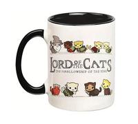 Liemuao Tasse de Chat, Tasse à Café en Céramique 325ML, Mug Humour Cadeau Collègue De Travail, Tasse Mug Coupe du matin thé Lait, Mug thé Cadeau Collègue, Amitié, Copine, Sœur, Anniversaire (D)