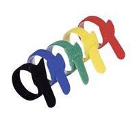 Lien auto-agrippant - 15 pcs - 210 x 16 mm - 5 couleurs