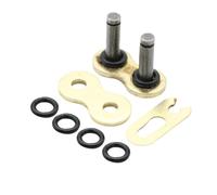 Lien d'anneau de boucle de chaîne de moto 428 520 525 530 connecteur de connexion de chaîne lourde maillon de joint principal avec verrou de chaîne compatible avec les pièces de moto automobile(428)