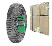 Lien De Camionnage Universel - Sangle À Cliquet Léger Haute Résistance, Protection Coussin | Arrimage Moto Bagage Coffre Toit, Van, Remorque, Bateau | Idéal Déménagement Transport Loisirs