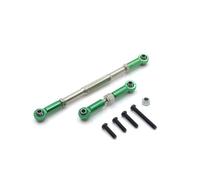 Lien de direction réglable SERVO ROD C14 C24 B14 B24 B16 B36 MN MN99S Pièce de mise à niveau de liaison de direction métallique pour les voitures RC compatibles avec divers modèles(WPL Green)