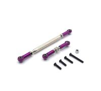 Lien de direction réglable SERVO ROD C14 C24 B14 B24 B16 B36 MN MN99S Pièce de mise à niveau de liaison de direction métallique pour les voitures RC compatibles avec divers modèles(MN Purple)