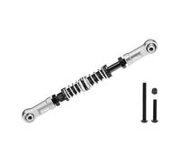 Lien de direction servo en alliage d'aluminium 7075-T6 Longueur réglable/force du ressort pour Losi 1:8 LMT 1.0/2.0/1:10 TLR Tuned LMT Monster Truck Upgrades - Argent