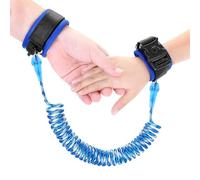 Lien de poignet réfléchissant anti-perte, laisse anti-perte, laisse pour bébé avec verrous de sécurité améliorés pour enfants (bleu 2,5 m)