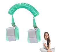 Lien de sécurité pour le poignet de l'enfant : sangle anti-séparation, design de cordon en flexible, protecteur d'utilisation confortable 150 cm bleu rose | Pour d'âge préscolaire