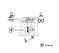 Biellette antiroulis FEBI BILSTEIN 179109