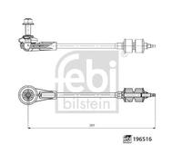 FEBI BILSTEIN 196516 Biellette de barre stabilisatrice