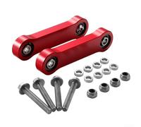 Lien d'extrémité stabilisateur fabriqué en alliage d'aluminium pour Can Am Ryker 2019 2024 stabilité améliorée des roues (rouge)