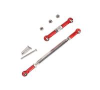 Lien Direction en MéTal Servo Link Crochet Biellette pour MN D90 D99 MN-90 -45 1/12 Rail de Voiture TéLéCommandé,Rouge